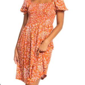 Floral Puff Sleeve Dress